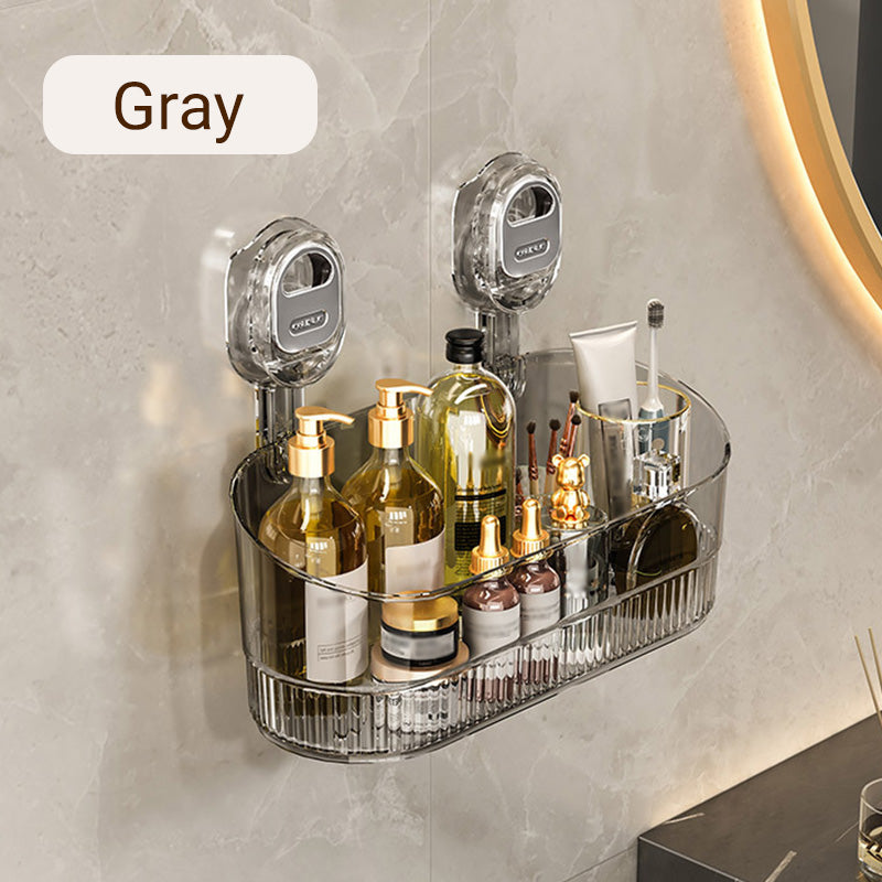 ✨Hot Sale-50% OFF✨No-Drill Bathroom Suction Storage Box – Large Capacity & Strong Load-Bearing
