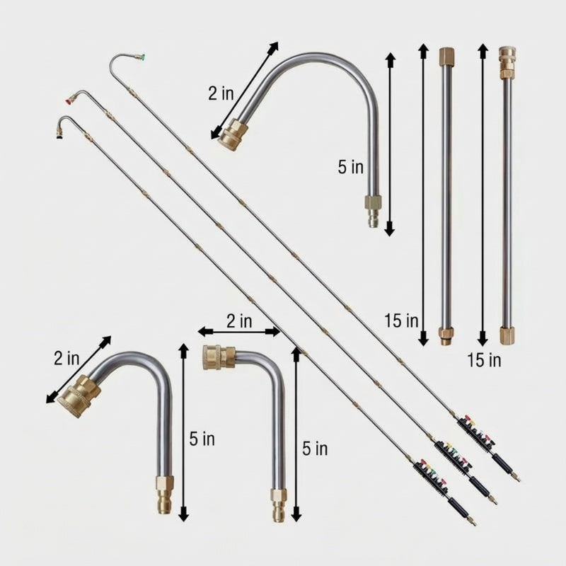 🏡 【PROFESSIONAL CLEANING】4000 PSI Telescopic Pressure Washer ✨ 3-in-1 Cleaning for the Whole House – No Ladder Required!