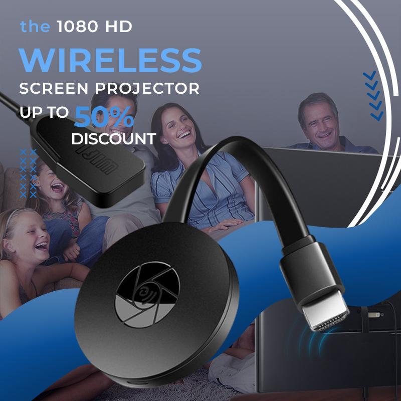 1080 HD Wireless Screen Projector (BUY 2 - FREE SHIPPING)