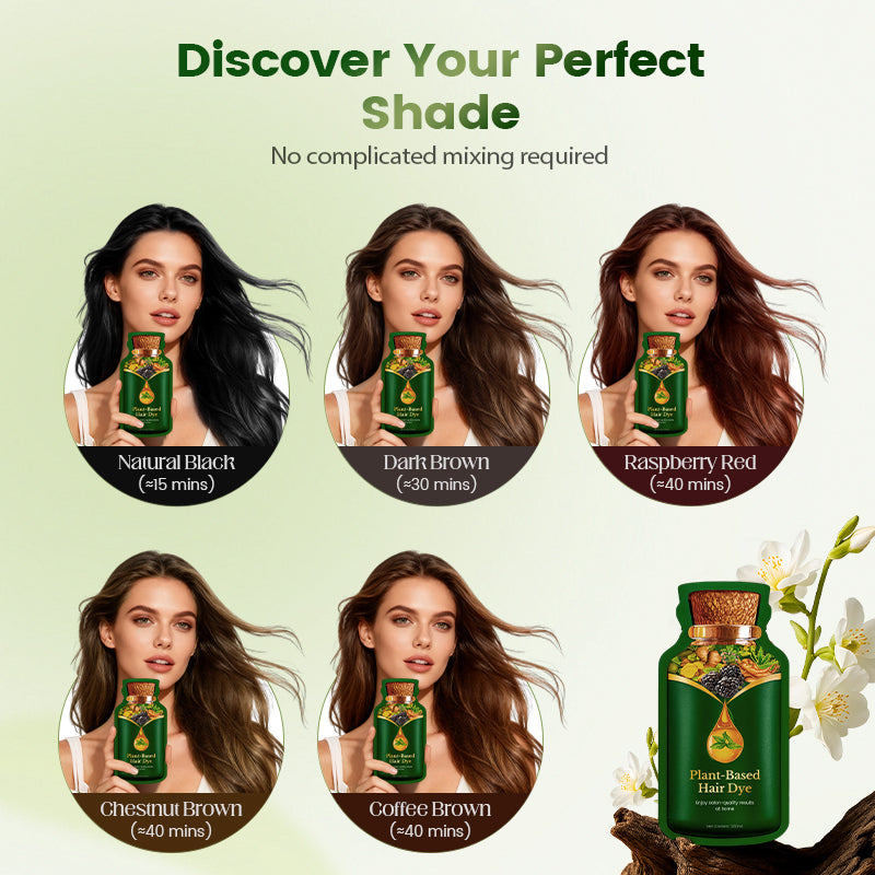 🔥New Hot Selling❤️🔥 Gentle Plant-Based Quick-Use Hair Dye(50% OFF)