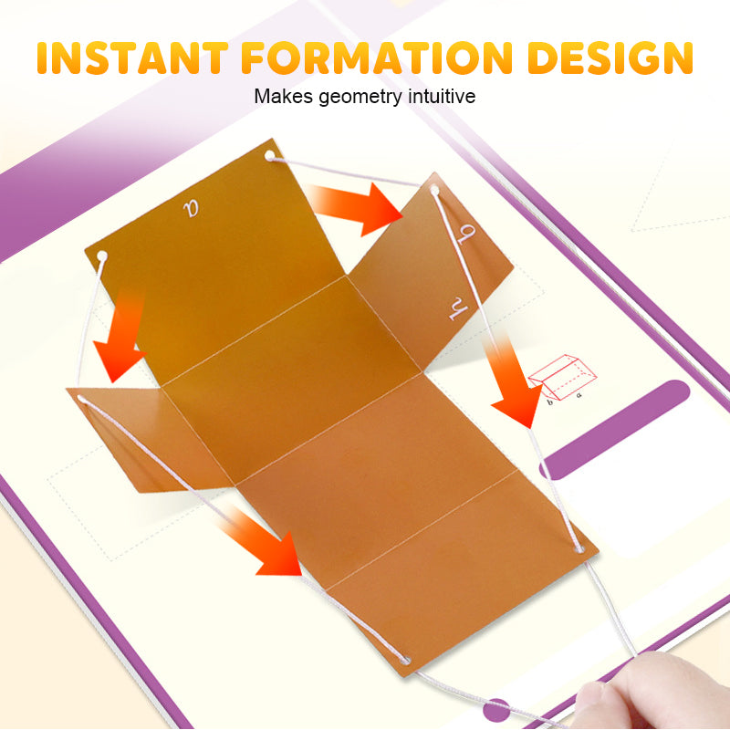 🔥Last Day Promotion 50% OFF👶✨Pull String 3D Geometry Learning Book