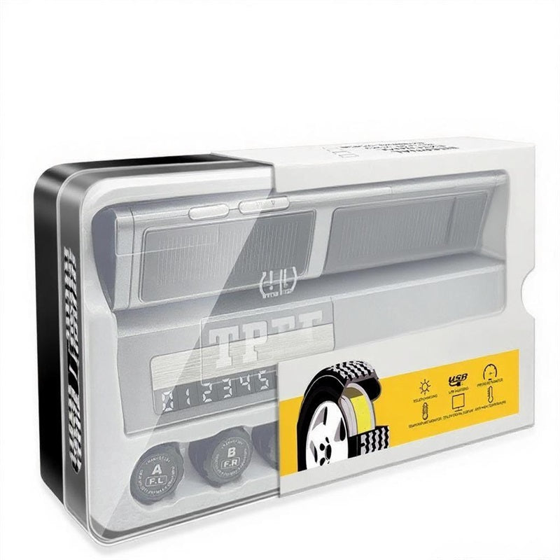 ๐49% OFF NOW! โจ Solar Tire Pressure Monitor - Real-Time 4-Wheel Display with Wireless Sensors & Waterproof Design for Enhanced Safety ๐๐