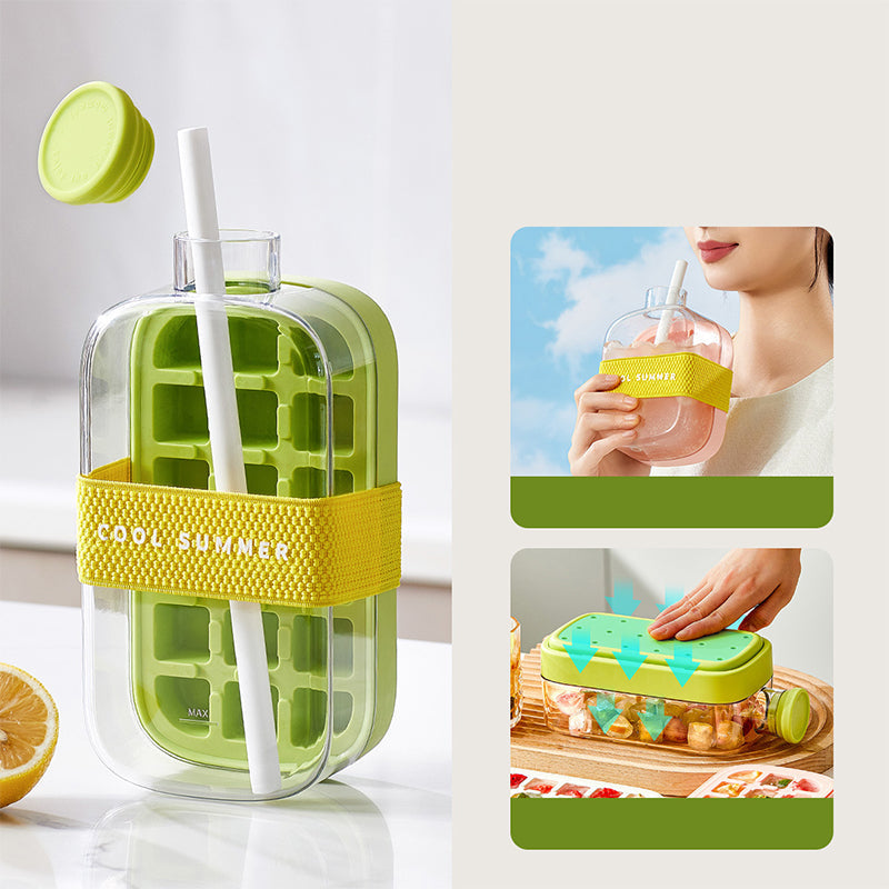 🧊Summer Hot Sale 50% OFF🔥Press-To-Cold Ice Cube Mold&Kettle☀️♨️