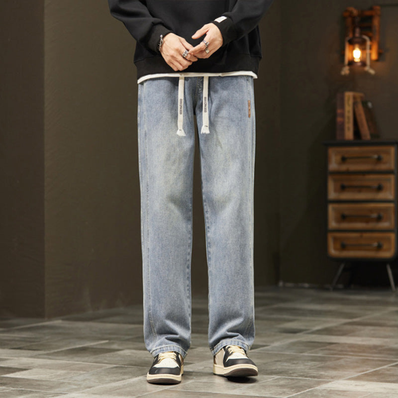 ๐ 50% OFF! ๐ Men's Loose Straight Jeans โ Breathable, Relaxed Fit & Effortless Summer Style ๐