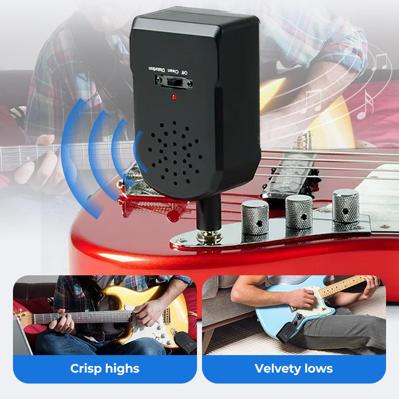 🌆 HOT SALE 🎁 Mini Portable Guitar Amplifier Set 🎸 30W HD Sound 🔊