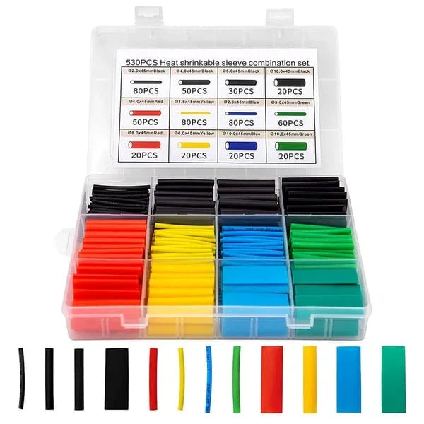 š¢ LAST DAY! 60% OFF NOW! š„ Heat Shrink Tubing Kit ā 580 PCS with Case, 3:1 Ratio & Waterproof Sealing š ļøš¦