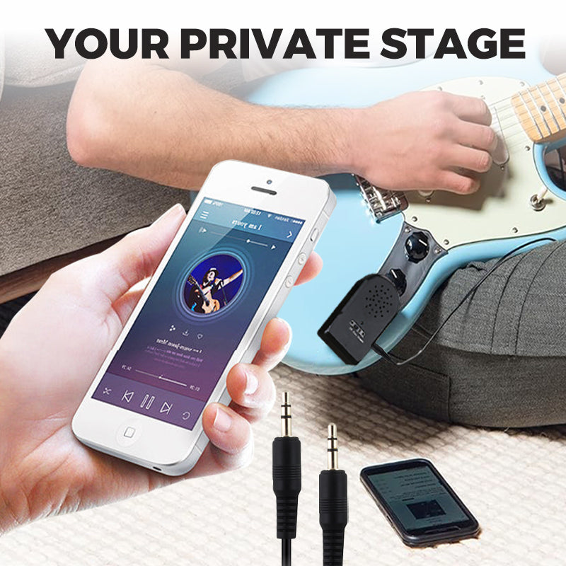 🌆 HOT SALE 🎁 Mini Portable Guitar Amplifier Set 🎸 30W HD Sound 🔊