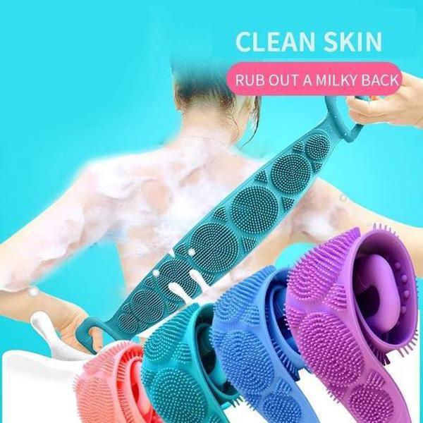 🔥Hot Sale 50% OFF🔥 Throw Away the Moldy Loofah! Silicone Body Cleansing Brush – No Bacteria Trap, Dries in Minutes 🚿