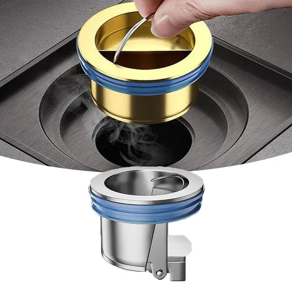 🔥 LAST DAY -BUY 2 GET 1 FREE 🔥 Downspout Universal Brass Floor Drain Core Anti-Odor Deodorizer