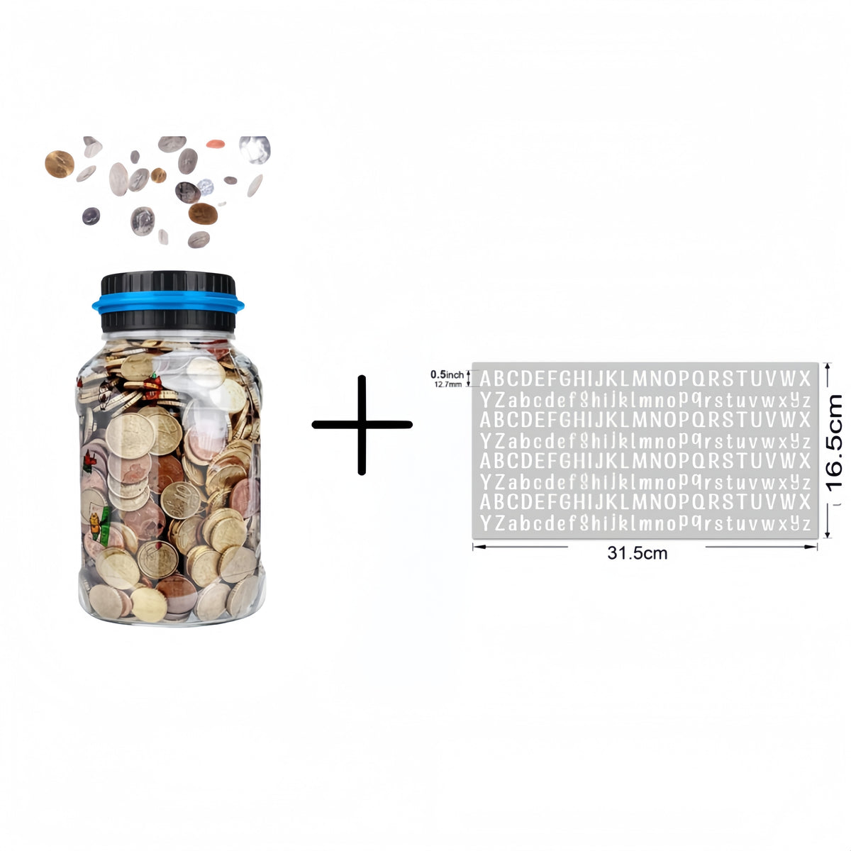 💰 Digital Money Box with Auto Coin Counting – Tracks savings & sets targets – Smart & fun way to watch your savings grow ✨