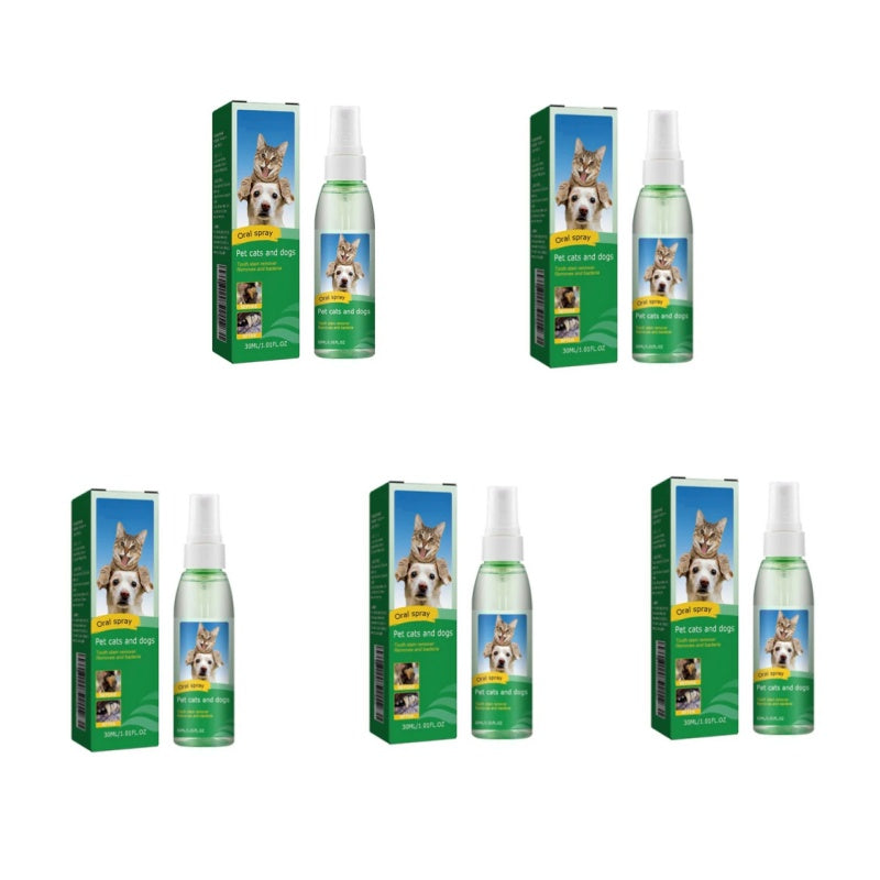 ⚡ Effective Teeth Cleaning Spray for Cats & Dogs – Gentle Plaque Removal, Breath Freshening, No Brushing Needed 🦷