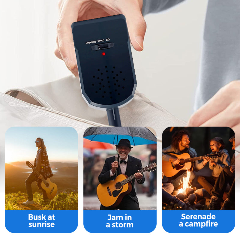 🌆 HOT SALE 🎁 Mini Portable Guitar Amplifier Set 🎸 30W HD Sound 🔊