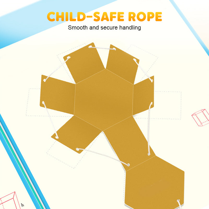 🔥Last Day Promotion 50% OFF👶✨Pull String 3D Geometry Learning Book