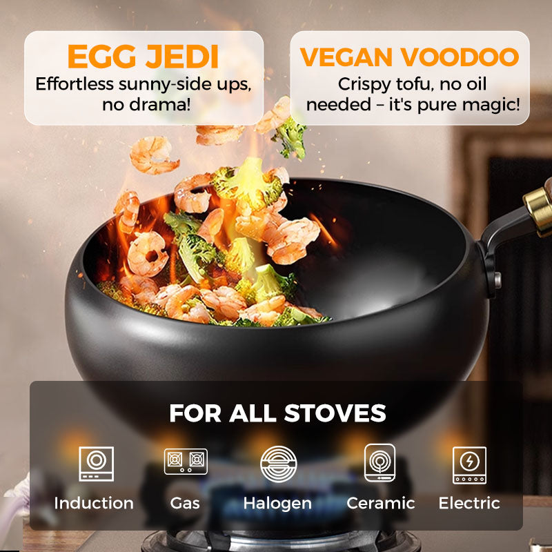 ⏳Time-limited Special 50% Off⌛Uncoated Thick Iron Pot