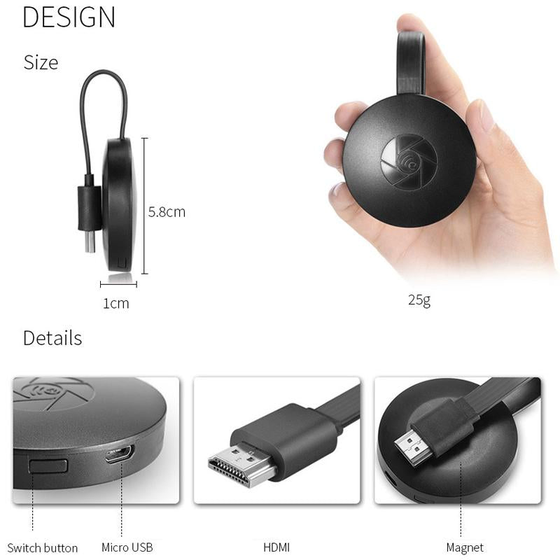 1080 HD Wireless Screen Projector (BUY 2 - FREE SHIPPING)