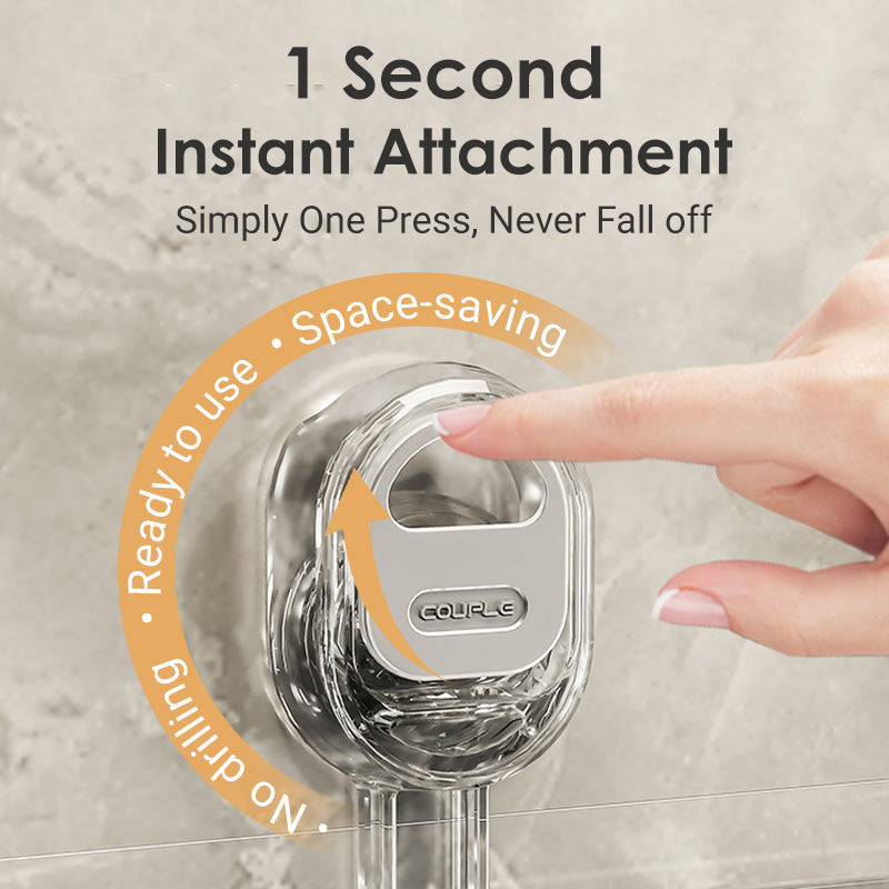 ✨Hot Sale-50% OFF✨No-Drill Bathroom Suction Storage Box – Large Capacity & Strong Load-Bearing