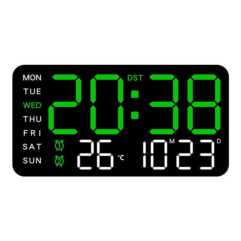 📢📢50% OFF !! ⏰Multifunctional decorative LED digital wall clock,The limitless digital clock for the modern UK home