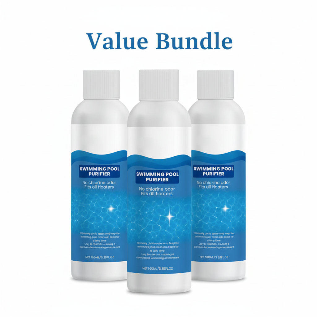 ๐ง Swimming Pool Purifying Liquid โ Crystal Clear Water, Zero Hassle! โจ Say goodbye to green water & harsh chemicals โ just pure, fresh swimming every time. ๐โโ๏ธ๐