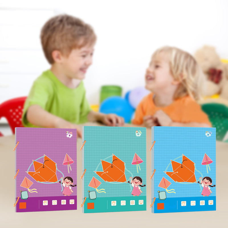 🔥Last Day Promotion 50% OFF👶✨Pull String 3D Geometry Learning Book