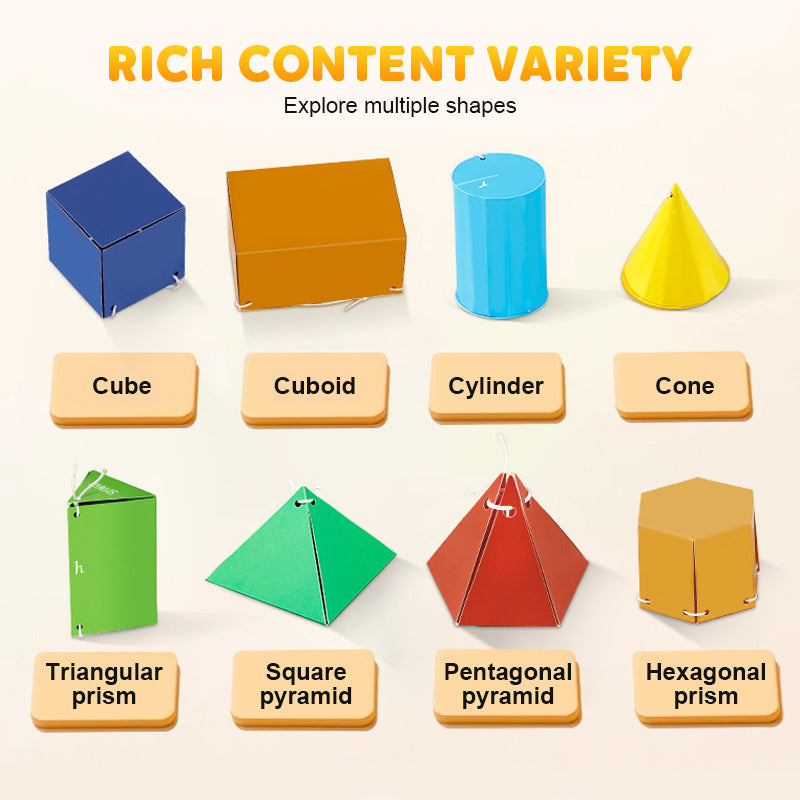 🔥Last Day Promotion 50% OFF👶✨Pull String 3D Geometry Learning Book