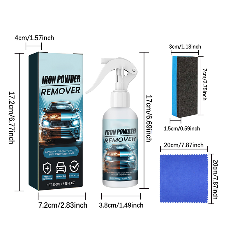 💥💥One bottle gets it done! Powerful rust removal!—🔥Multifunctional Oil Stain and Rust Stain Cleaner