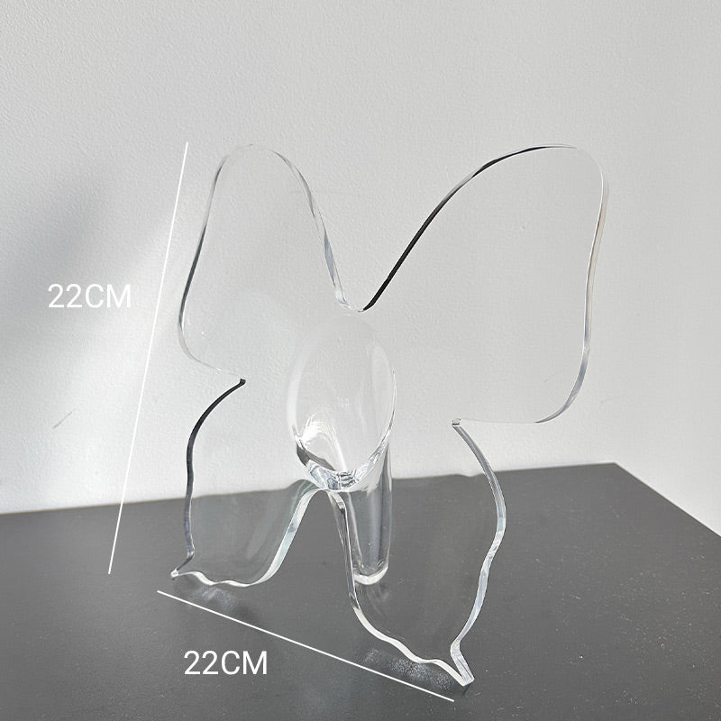 🦋 Save 50%! 💐 Butterfly Vase – Transparent, decorative & elegant ✨