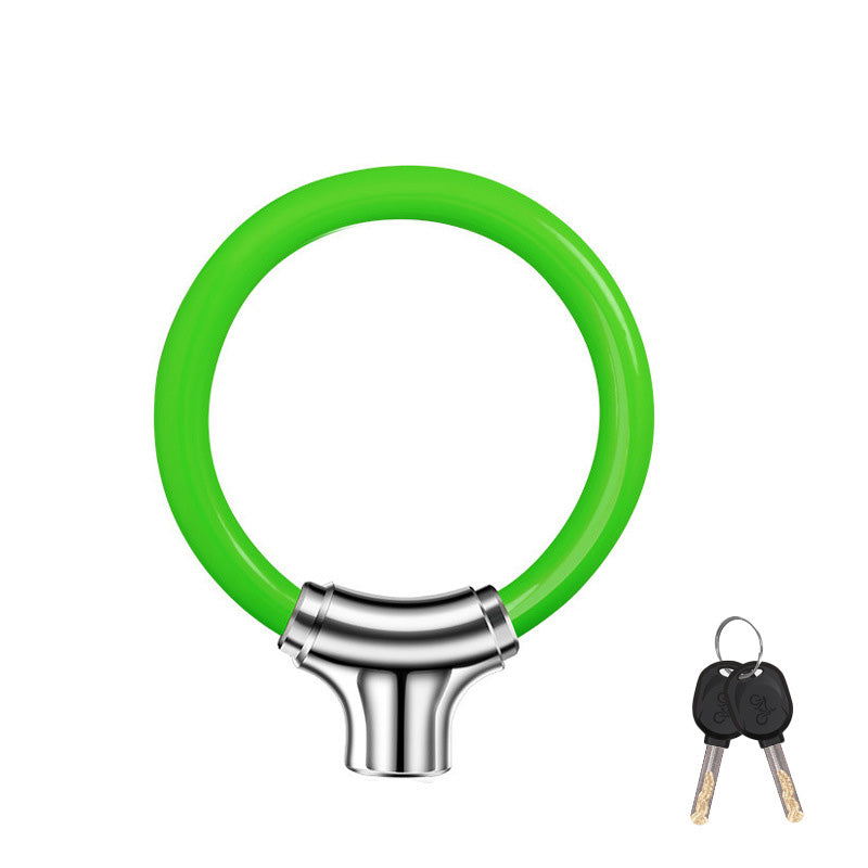 🚲 Limited Time Half Price - Portable Bicycle Anti-theft Ring Steel Cable Lock🔒✨