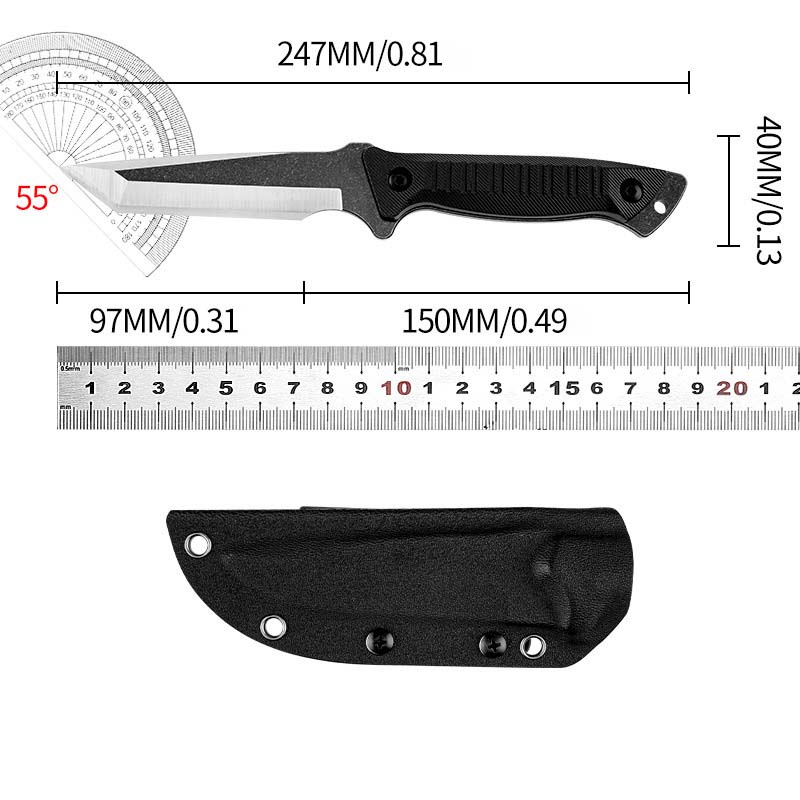 💥Extremely high strength🔥Titanium tungsten steel alloy knife
