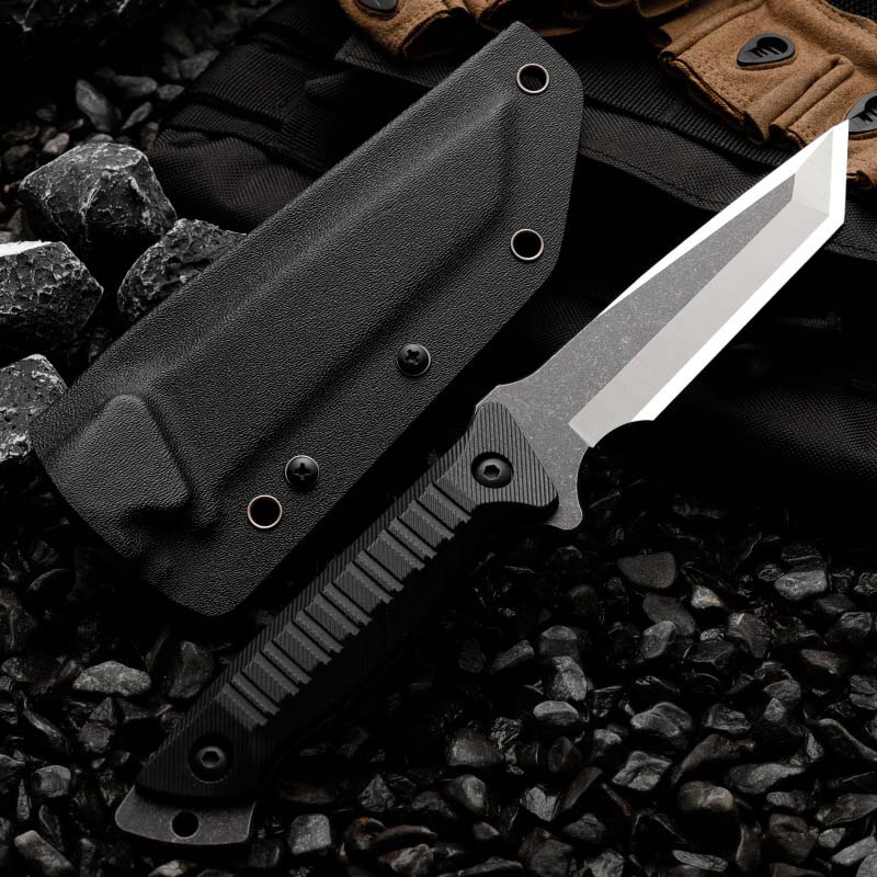 💥Extremely high strength🔥Titanium tungsten steel alloy knife