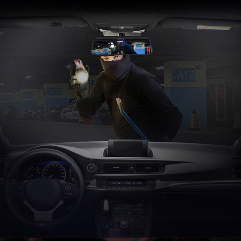Touchscreen Dash Cam with Rearview Camera