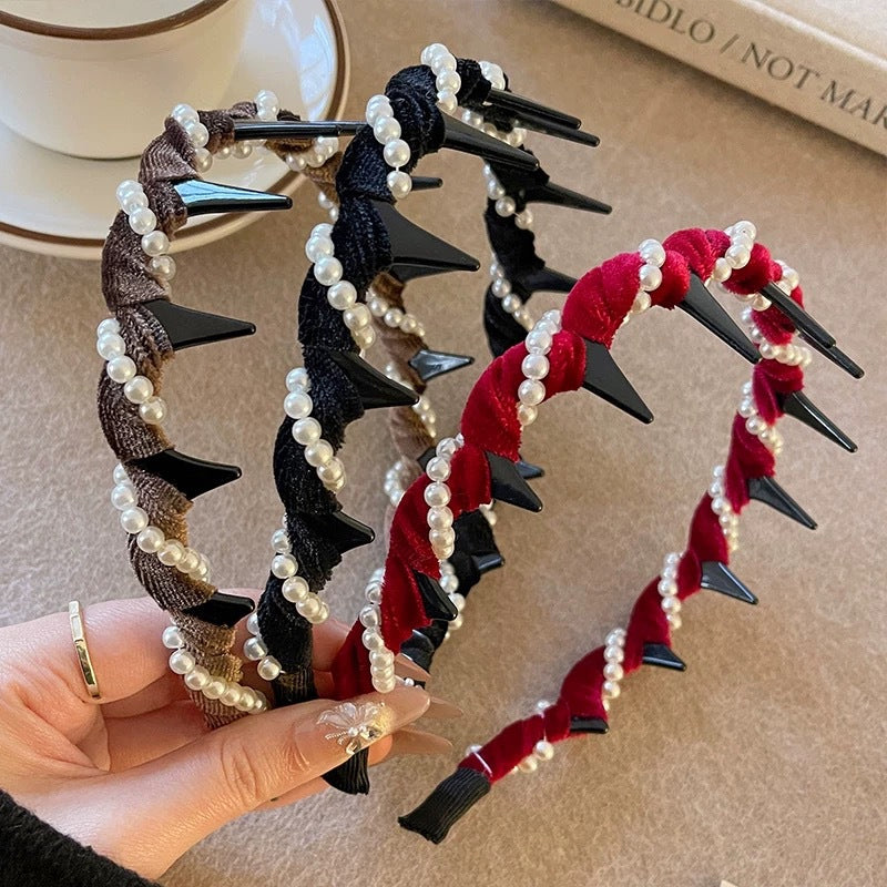 š„Hot Saleš„Vintage High Cranium Artificial Pearl Hairbandļ¼50% OFFļ¼
