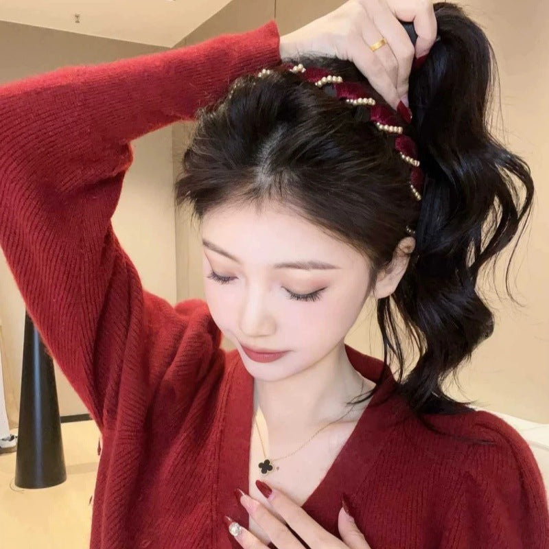 š„Hot Saleš„Vintage High Cranium Artificial Pearl Hairbandļ¼50% OFFļ¼