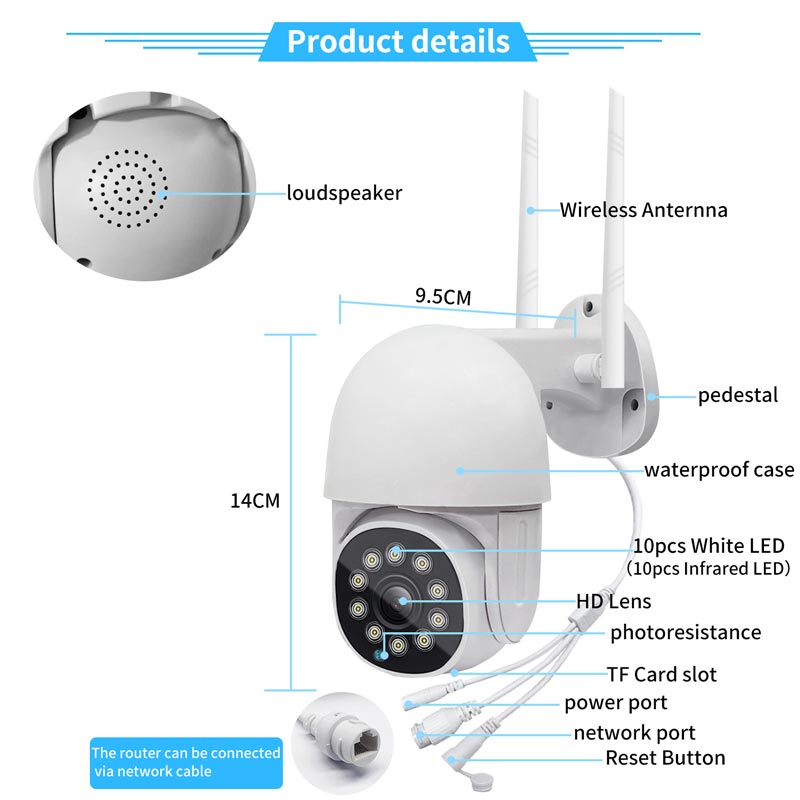💥2025 Top Seller! 100% Waterproof Wireless Security Camera