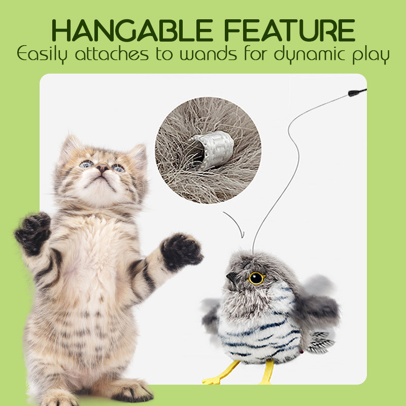 š„2025 New Arrivalš„ Lifelike Bird-Shaped Interactive Cat Toy