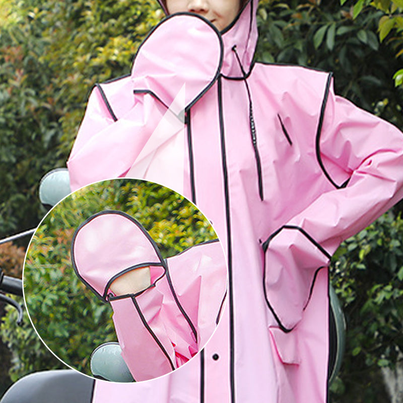 ⏳Time-limited Special⏰Reusable Hooded Raincoat with Mask for Adults🛡️
