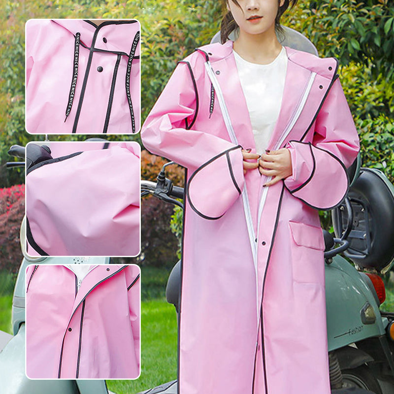 ⏳Time-limited Special⏰Reusable Hooded Raincoat with Mask for Adults🛡️