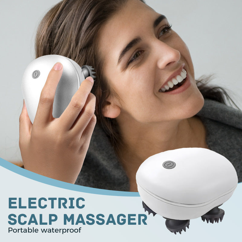 Portable Waterproof Electric Scalp Massager(50% OFF)