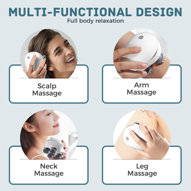 Portable Waterproof Electric Scalp Massager(50% OFF)