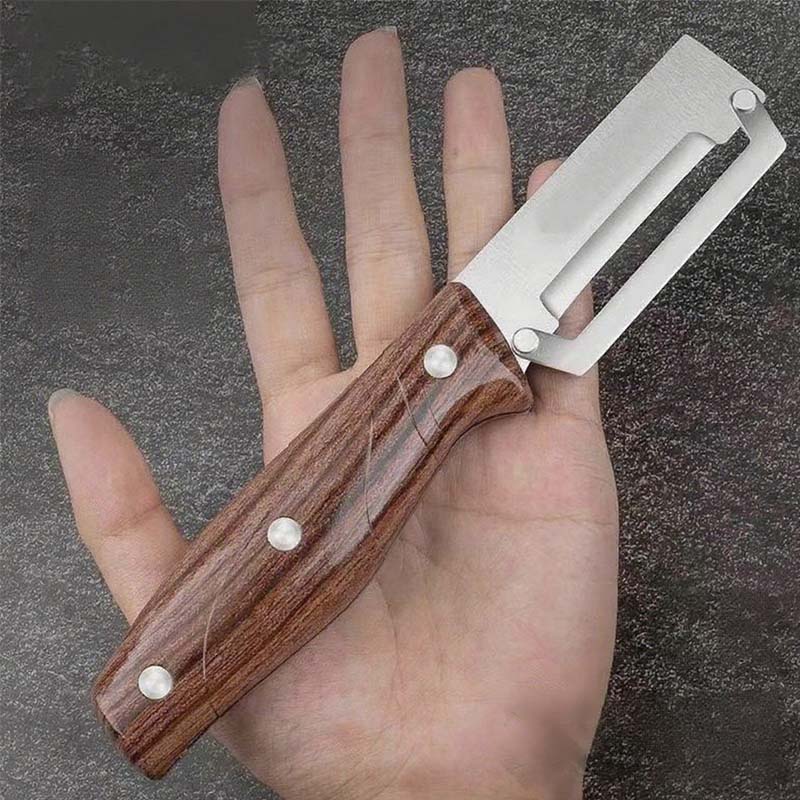 💎 50% OFF MULTI-FUNCTIONAL PEELERS! 💎 Razor-Sharp Steel & Ergonomic Wood Handle for Effortless Peeling