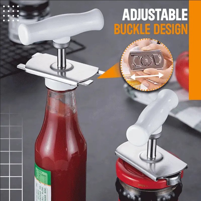🔥 LAST DAY PROMOTION - 50%OFF 🔥 Easy Adjustable Stainless Steel Cap Opener