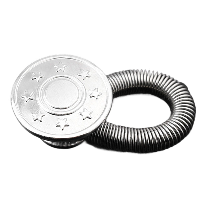 🏆Spring-loaded metal waist extension button for jeans🔩👖
