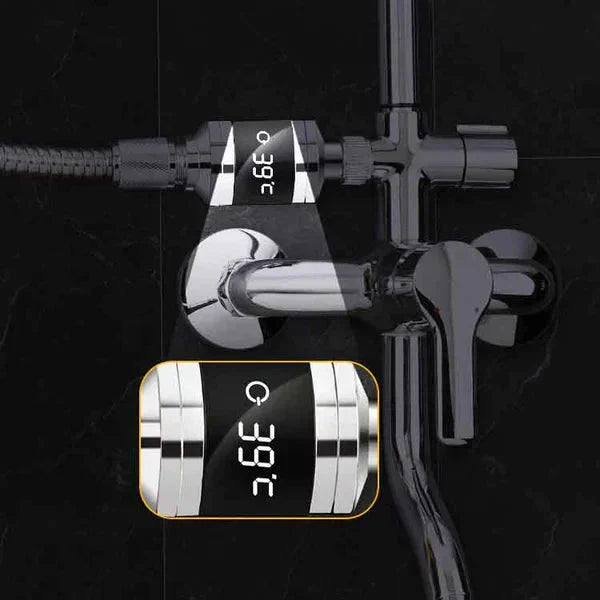 💖 New Year Special Offer🎉: 50% OFF!!!🔥🌡️ SHOWER THERMOMETER - LCD Display with Backlight, Easy Installation Without Tools, IPX7 Waterproof, Perfect for Modern Bathroom 🛁✨
