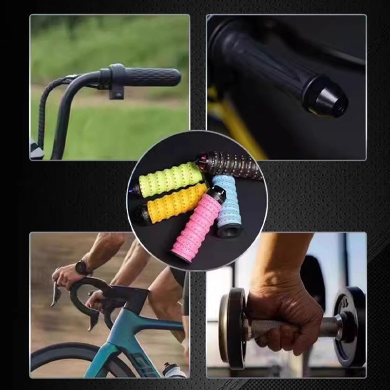 🏍️🔥Buy 2 Get 4 Free!✨ Anti-Slip Soft Silicone Handlebar Grips for Bicycles & Motorcycles - Enhance control and vibration damping for safer riding 🛡️🧤
