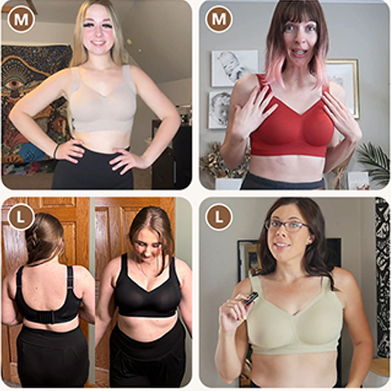 🎁Christmas 50% OFF✨🔥 Women's Seamless Full Coverage Wireless Bra👩