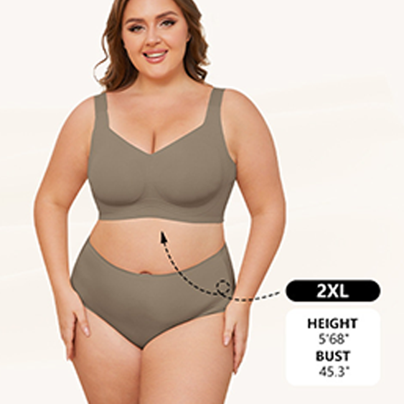 🎁Christmas 50% OFF✨🔥 Women's Seamless Full Coverage Wireless Bra👩