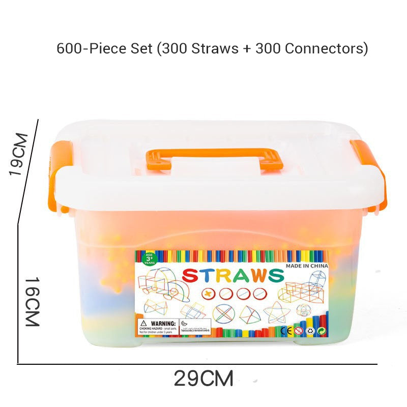 🎅Christmas Pre Sale 50% OFF🎁Flexible Straw Constructor Building Toy