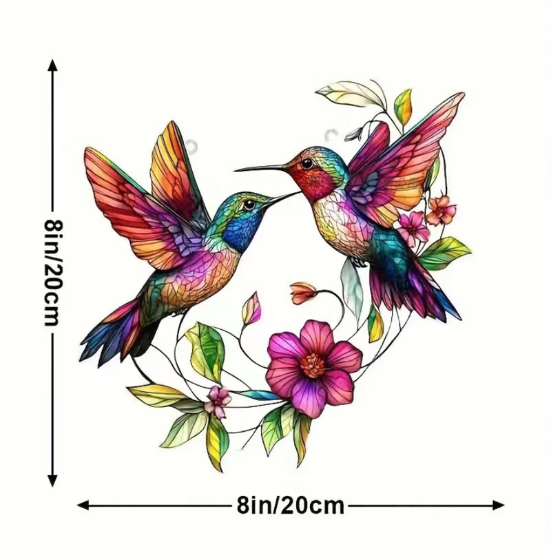 🔥69% OFF🦜Stained glass window decoration in the shape of a bird
