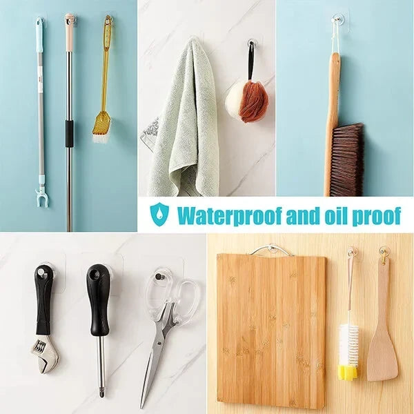 ✅ Buy 5 Get 5 FREE 💪 Strong adhesion 🔥Self Adhesive Hanging Wall Hook Screws