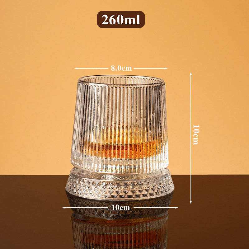 🥳2026 HOT SALE🥳💞50K+ SOLD!🥃🌀 50% OFF! 360° Rotating Whiskey Glass – Spins but never spills. Unique tumbler for home bar or gifts. Add fun to every sip. 🎁✨
