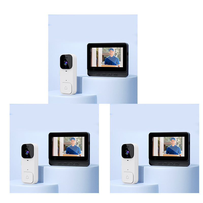 🔔 LIMITED-TIME 50% OFF! ✨ Smart Video Doorbell with 4.3" Display – Two-Way Audio, Night Vision, Wide Angle 🏠